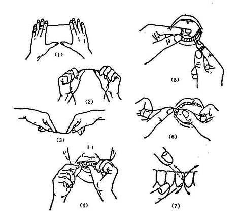 牙线剔牙