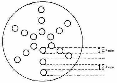 琼脂糖平皿法打孔谱型