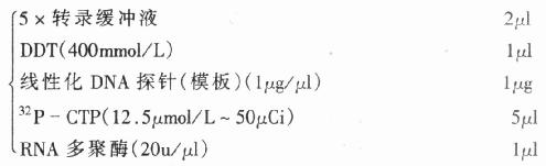  标记液（转录标记）